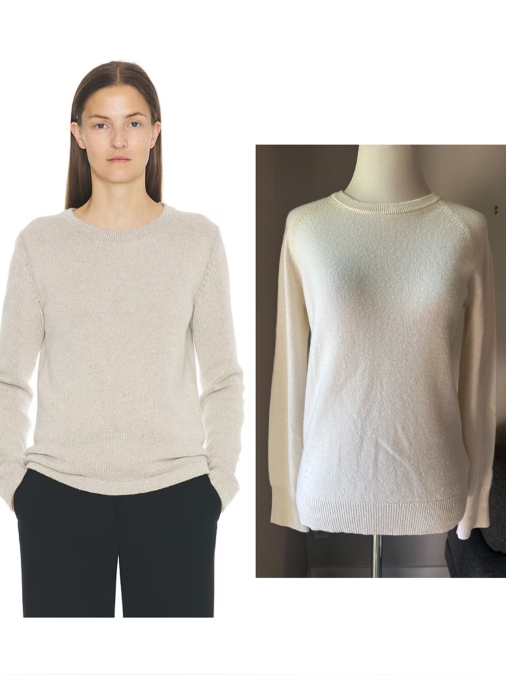 Equipment Sloan Cashmere Sweater (White)